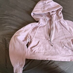 Lululemon Scuba Lavender Cropped Hoodie xs/s